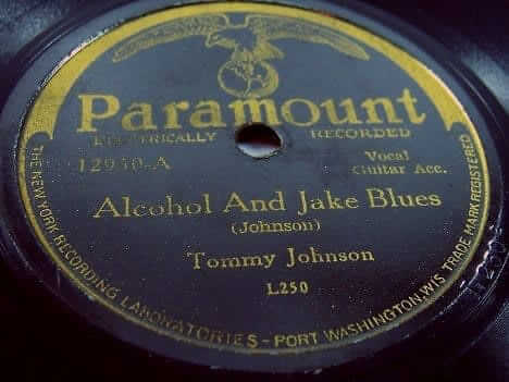 4. Tommy Johnson, Alcohol And Jake Blues (1930)