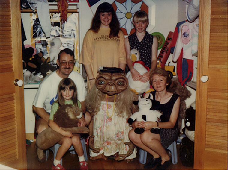 ​The E.T Family Photo