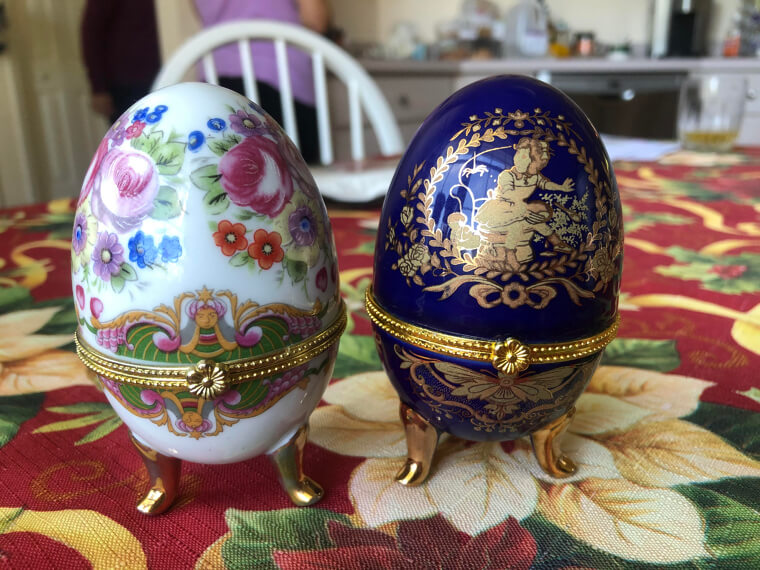 Ornate Vintage Egg Ornaments - $150