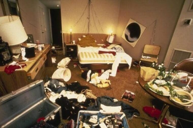 ​Van Halen’s Hotel Room