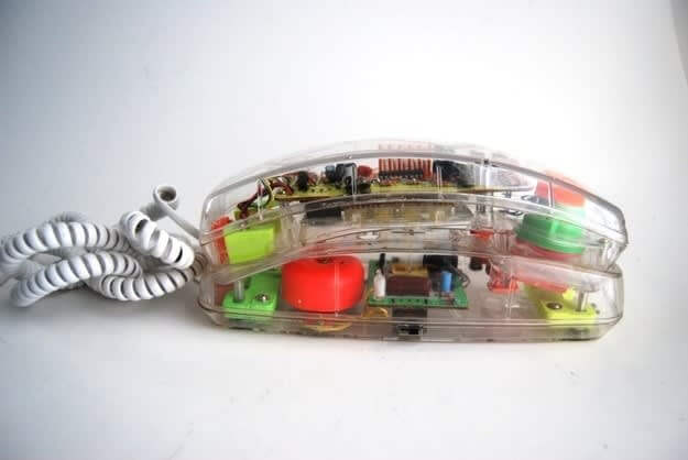 When You Wondered What The Inside of a Phone Looked Like