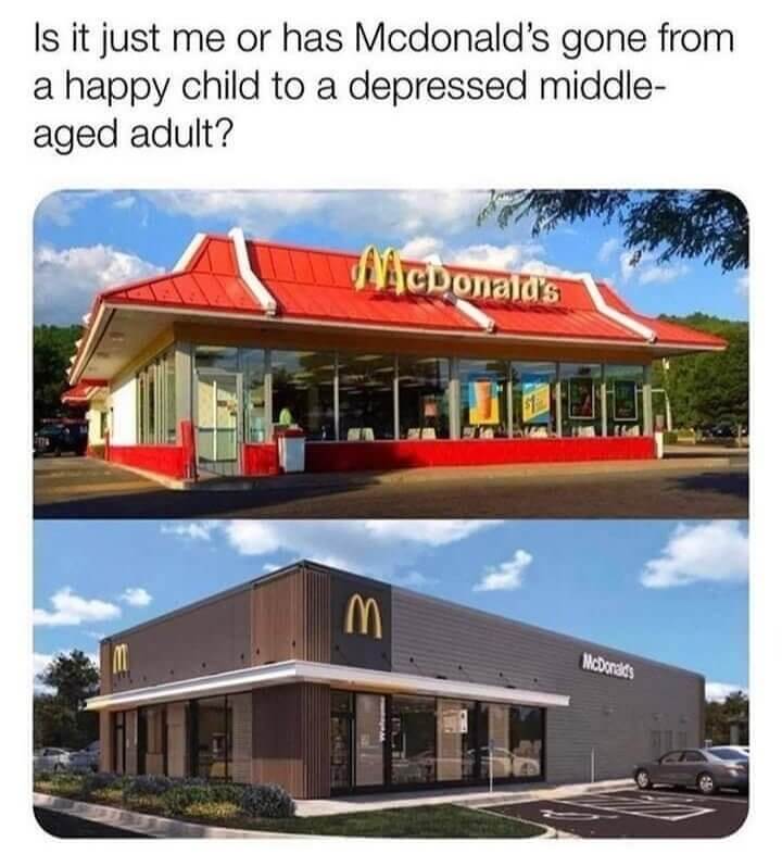 McDonald's Middle Age Crisis
