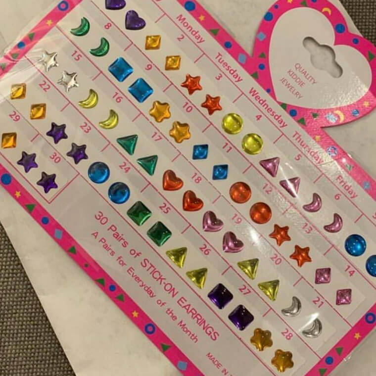 Only the It Girls Remember Sticking These to Their Earlobes When They Were 6