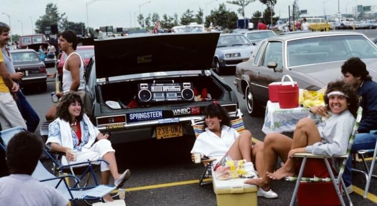 ​Friends Tailgating Outside A Bruce Springsteen Concert